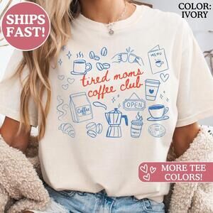 Funny Coffee Mom Shirt Caffeinated Mama Tee